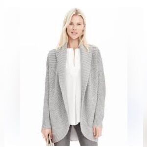 Banana Republic Sweater XS Wool Cardigan Gray